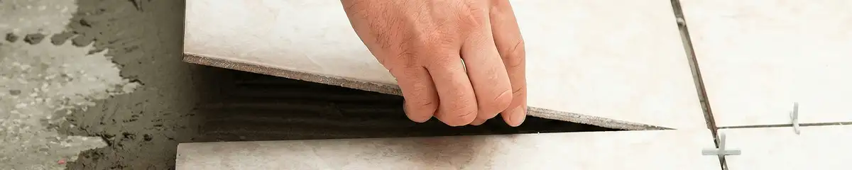 Professional installing ceramic tile floors in Buffalo, NY